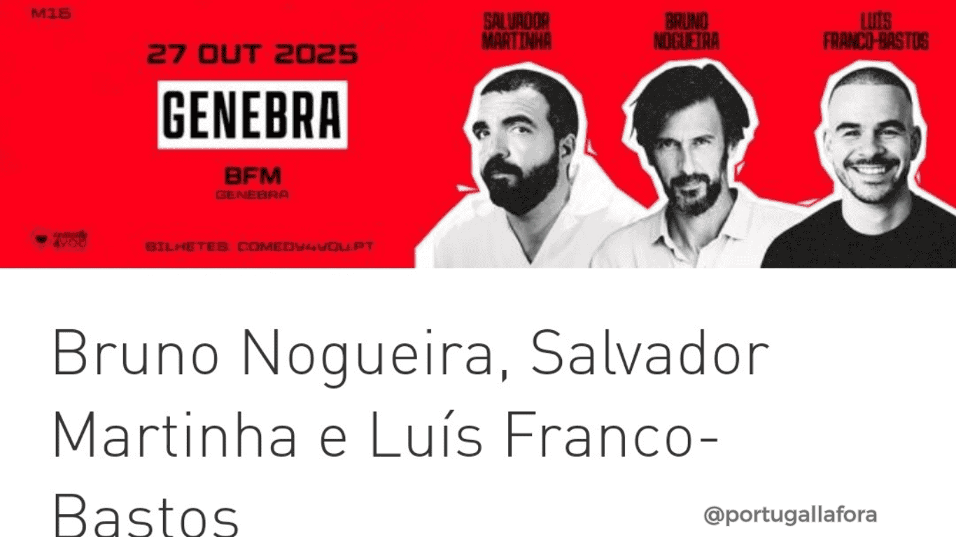 Espetáculo de Stand-up Comedy em português. imagem